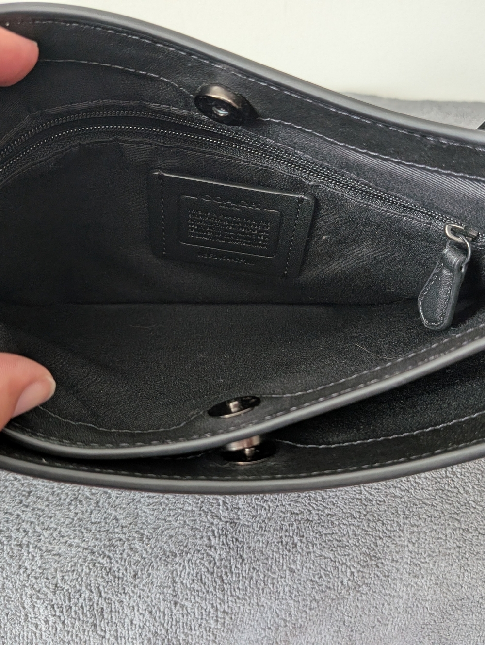 Coach Black Penelope Shoulder Bag - Picture 6 of 7